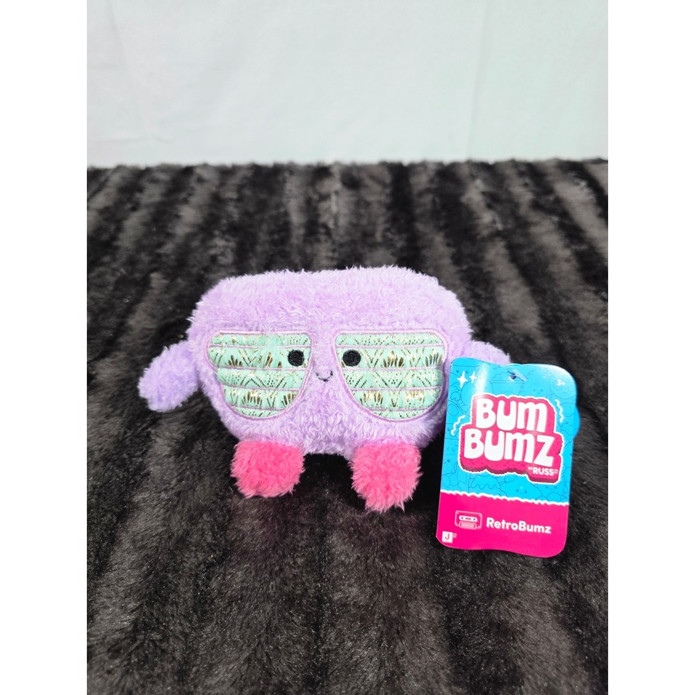 BumBumz RetroBumz Stella the Sunglasses Purple Plush BBZ5-#184 Russ Jazwares NWT